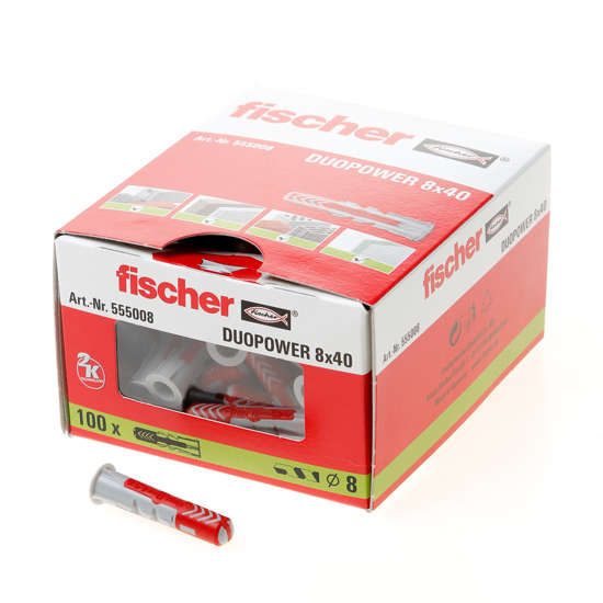 Afbeeldingen van Fischer plug Duopower 8x40mm