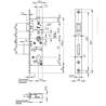 Afbeeldingen van Wilka Smalslot RVS 1472-30 PC 72 mm LS / RS 