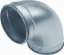 Afbeeldingen van Spiralo Bocht geperst 90° 80mm