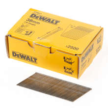 Afbeeldingen van DeWalt Inox spijkers zonder kop 38mm 16 Gauge 20° voor DC618 doos met 2500 spijkers