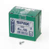 Afbeeldingen van Spax Spaanplaatschroef platverzonken kop verzinkt pozidriv 4.5x16mm (per 200 stuks)