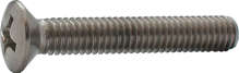 Afbeeldingen van Metaalschroef roestvaststaal lenskop phillips M8 x 20mm