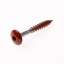 Afbeeldingen van Kleurkopschroef rvs 4,8x38mm rood a1263 tx20