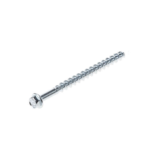 Afbeeldingen van SFS Betonschroef 6x80mm Multi-Monti-plus, met zeskant kop en aangeperste ring, verzinkt