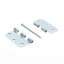 Afbeeldingen van Axa Scharnier ronde hoeken los gestort topcoat gegalvaniseerd 76 x 76 x 2mm 1105-24-23/7K