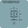 Afbeeldingen van Axa Scharnier topcoat gegalvaniseerd 65 x 65mm 1103-23-23/E