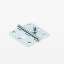 Afbeeldingen van Axa Veiligheidsscharnier ronde hoeken topcoat gegalvaniseerd 75 x 75mm SKG** 1114-24-23/VE