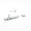 Afbeeldingen van Profielgrendel DRG 402076 SA aluminium 76 x 25mm 0411.182.5076