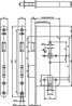 Afbeeldingen van Lips Cilinder dag- en nachtslot PC72mm serie 2422 17 T24 50mm