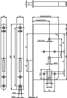 Afbeeldingen van Lips Cilinder kastslot serie 2455 17 U20 50mm