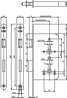 Afbeeldingen van Lips 2486 toilet badkamerslot 8 x PC72mm 248617U20-65