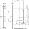 Afbeeldingen van Nemef Klavier kastslot sl type 1256/17-50 DIN links rechts