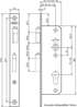 Afbeeldingen van Nemef Smalslot PC72mm type 8691/14-40 DIN rechts