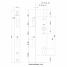 Afbeeldingen van Nemef Smalslot PC92mm type 8791/14-30 DIN rechts