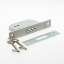 Afbeeldingen van Nemef Cilinder haakschootslot schuifdeurslot type 605-40mm DIN links rechts