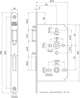 Afbeeldingen van Nemef v/b slot type 644/17-kv-60 DIN links