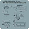 Afbeeldingen van Axa Oplegslot Automatic wit kunststof SKG** 3016-00-98/G