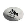 Afbeeldingen van Pictogram rvs zelfkl. 75mm Babykamer