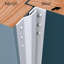 Afbeeldingen van Secustrip Basic binnendraaiend wit lengte 2050mm SKG* 1010.110.02