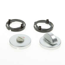 Afbeeldingen van Hoppe Cilinderrozet, aluminium wc-rozet zilver 42kv/rw-sk/ol