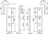 Afbeeldingen van HOPPE Kruk/kruk schild, aluminium 113/2235/2234, PC 72, F1, DD=54mm