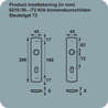 Afbeeldingen van Axa Klikschild Curve F1 PC55mm 6210-20-11/55E