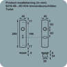 Afbeeldingen van Axa Klikschild Curve Tl63 F1 8mm 6210-48-11/63E