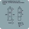 Afbeeldingen van Axa Klikschild Curve Tl72 F1 8mm 6210-48-11/72E