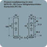 Afbeeldingen van Axa Veiligheids Kortschild Kruk F1 PC55mm 6670-10-11/55