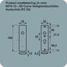 Afbeeldingen van Axa Veiligheids Kortschild Kruk F1 PC55mm 6670-10-11/55