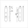 Afbeeldingen van Ami Langschild, aluminium veiligheidsbeslag 250/15 KT PC 55 F1 DD55-60