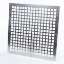 Afbeeldingen van Gavo Ventilatieplaat enkel rij aluminium 50 x 50cm