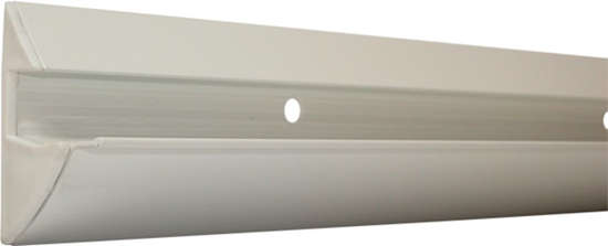 Afbeeldingen van Spur Wandplankdrager Muroy aluminium wit gelakt 120cm