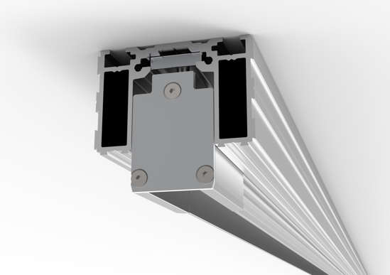 Afbeeldingen van Proslide onzichtbaar inbouwprofiel 3 meter inclusief 2x essi-module