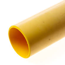 Afbeeldingen van Buis tbv gasinvoerbocht PVC geel 63 x 3mm