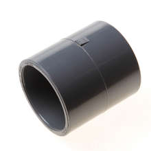 Afbeeldingen van Steekmof 2x lijmmof PVC-U grijs keurmerk KIWA K17301 63mm