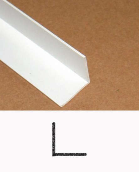 Afbeeldingen van Heering PVC hoekprofiel wit 40 x 40 x 1.5mm x 2.6 meter