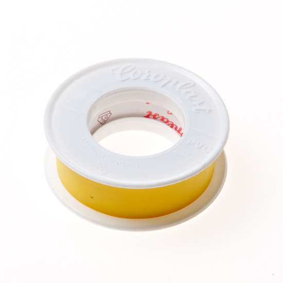 Afbeeldingen van Coroplast 302 tape geel 38mm x 25 meter