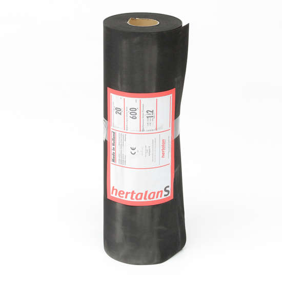 Afbeeldingen van Hertalen Epdm folie zwart 1.2 x 600mm x 20 meter