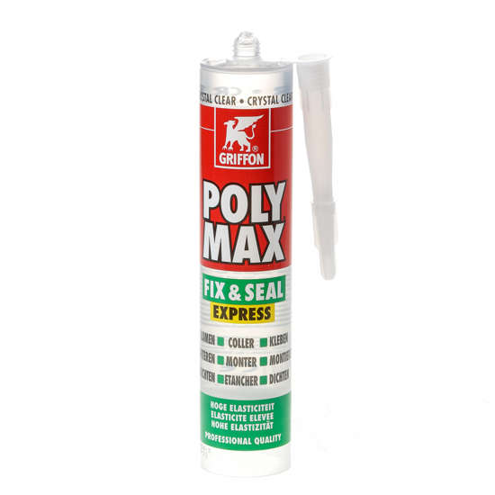 Afbeeldingen van Bison Polymax expr montagekit crystal clear 290ml