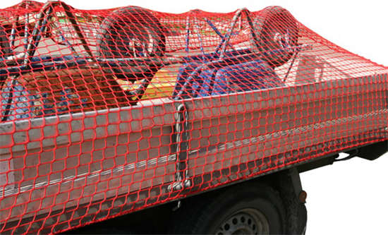 Afbeeldingen van Aanhangwagennet, rood, 200x300cm