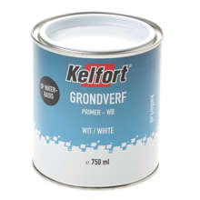 Afbeeldingen van Grondverf wit waterbasis 750ml