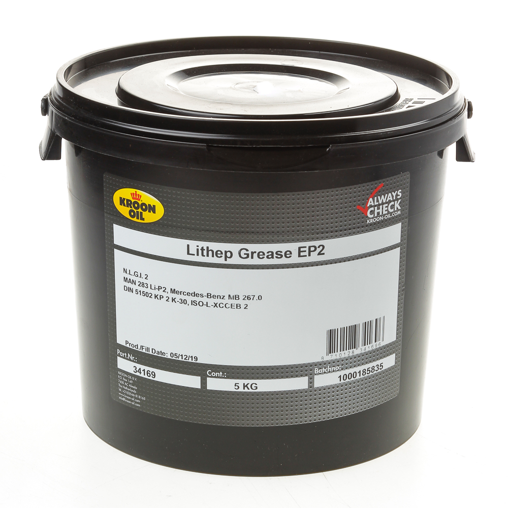 De Jong & Roos KroonOil multi purpose grease P Lithep Grease EP2