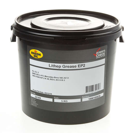 Afbeeldingen van Kroon-Oil multi purpose grease P Lithep Grease EP2