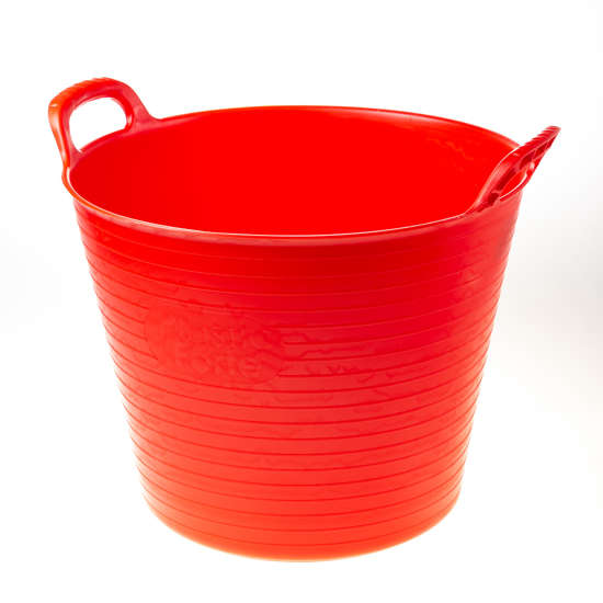 Afbeeldingen van Flexibele kuipemmer rood 25ltr