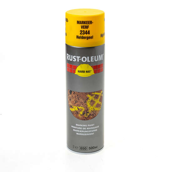 Afbeeldingen van Rust-Oleum Hard Hat markeerverf geel 500ml