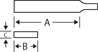 Afbeeldingen van Bahco  Blokvijl basterd hecht PVC 200 x 20 x 5mm  type 100-08-1-2