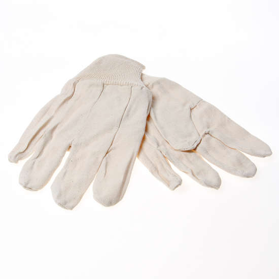 Afbeeldingen van  Handschoen katoen met manchet maat XL(10)