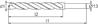 Afbeeldingen van HSS metaalboor afgedraaide schacht diameter 18.5mm