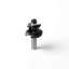 Afbeeldingen van Trasco Hardmetaal multiprofielfrees 25.4mm radius 3mm met lager x schacht 8mm D21